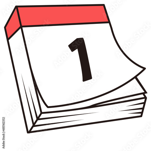 1th of January callender.