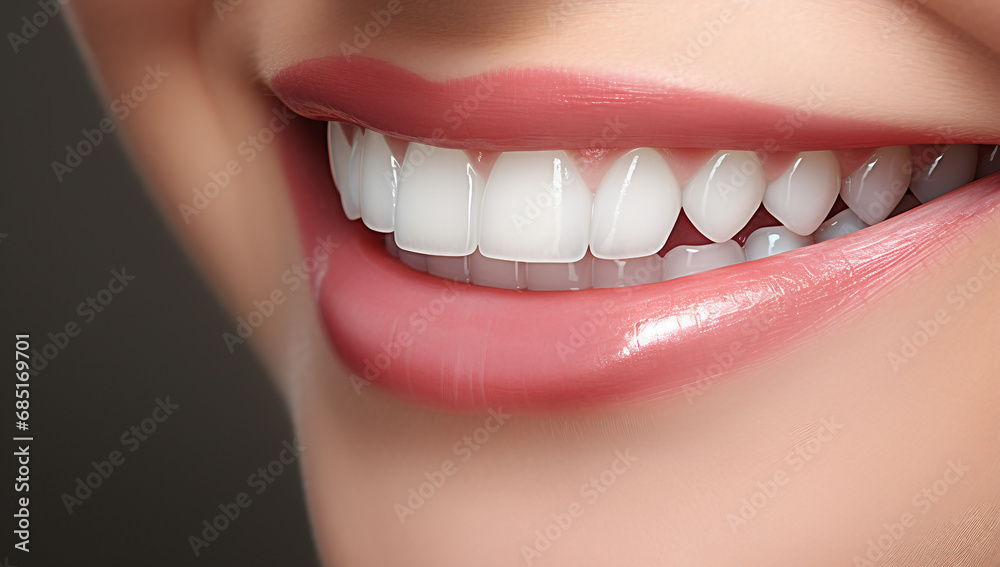 Obraz premium close up of a person with a smile