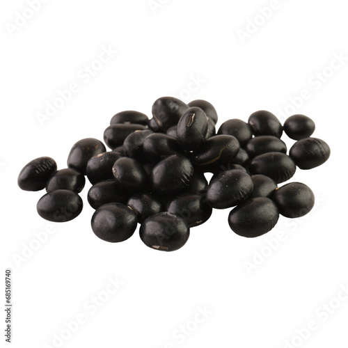 Black Beans Isolated Transparent