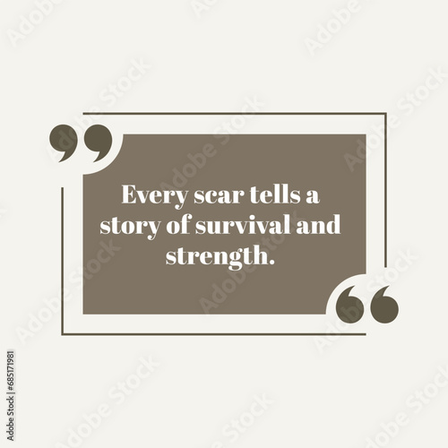 Motivational Quote about disability, Vector illustration.