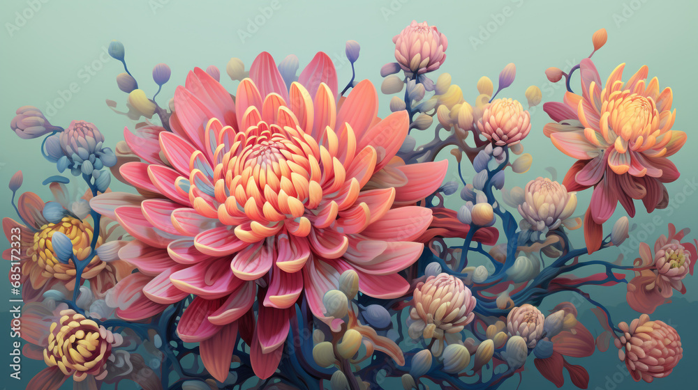 Camelia rose imaginaire Camelia rose imaginaire