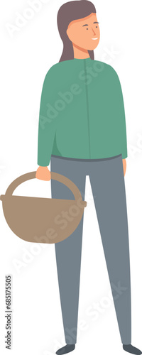 Fall vacation nature fungus icon cartoon vector. Art season food. natural fungus food