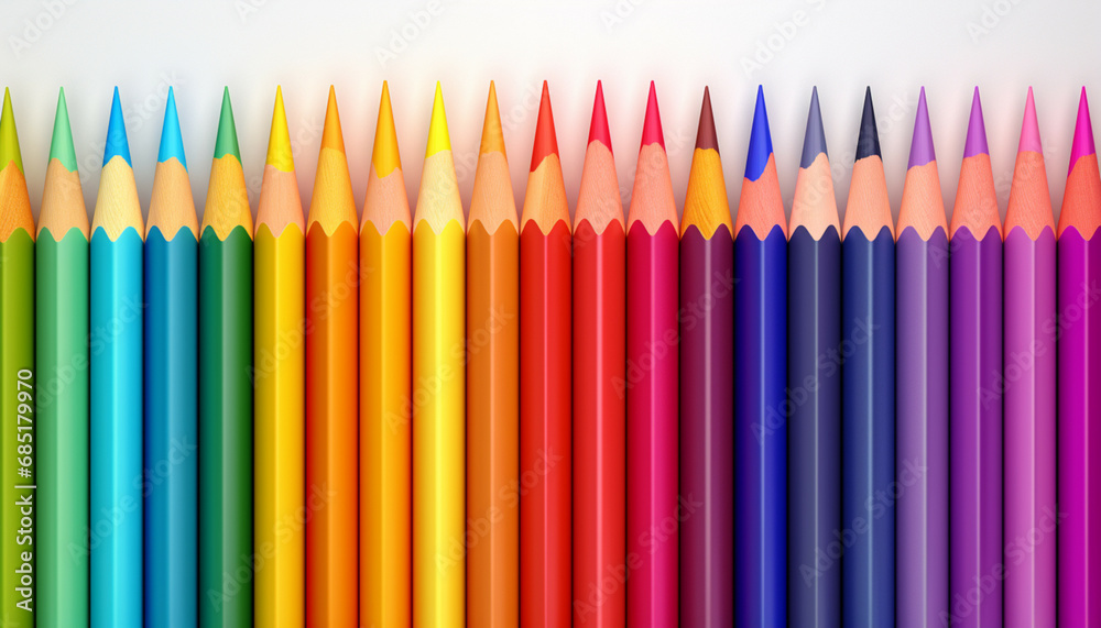 illustration of a color pencils. illustration of a color pencils.