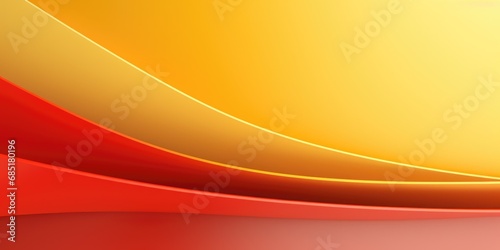 yellow geometric abstract background with orange lines and shapes 