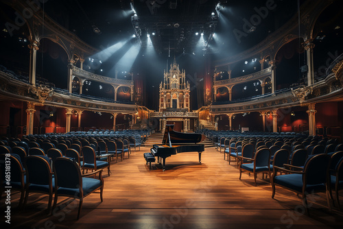 Generative AI - A music hall, philharmonic hall