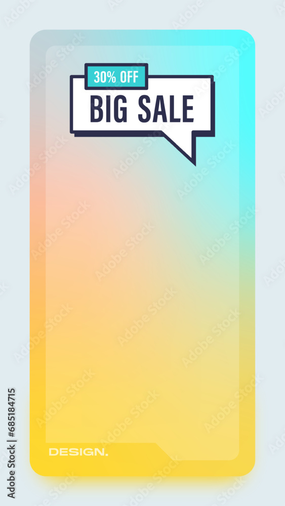 Futuristic vertical gradient background. Social media frame vector illustration. Futuristic vertical gradient background. Social media frame vector illustration.