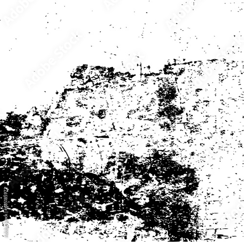 Wallpaper Mural Rough black and white texture vector. Distressed overlay texture. Grunge background. Abstract textured effect. Vector Illustration. Black isolated on white background. EPS10 Torontodigital.ca