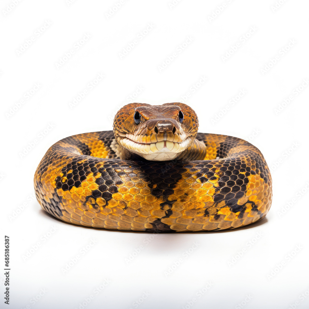 snake isolated in white background snake isolated in white background