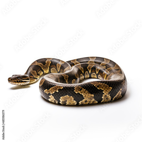  snake isolated in white background 