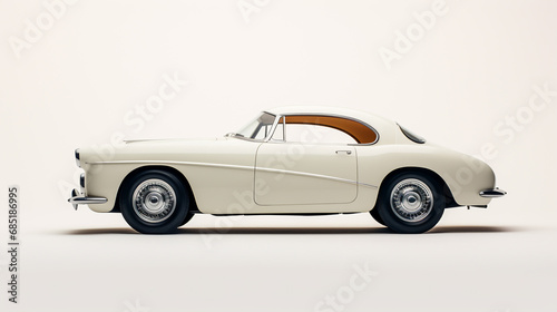 voiture vintage blanche © HKTR-atelier