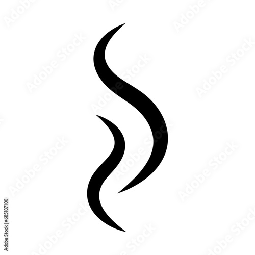 Smoke  icon vector, steam sign symbol flat trendy vector illustration isolated on white background.