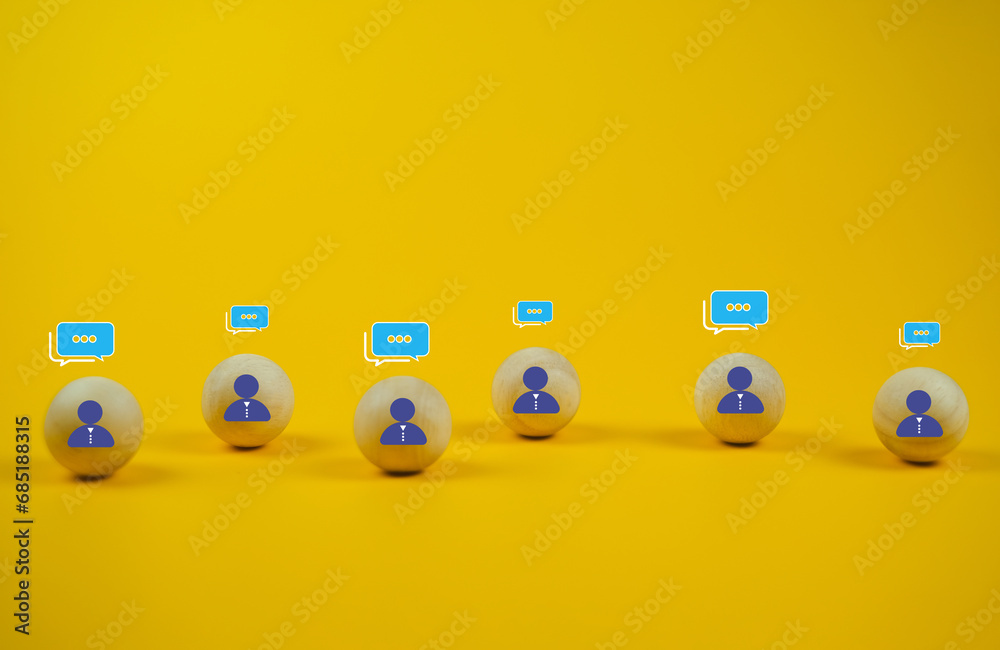 chat message social media Community online digital concept box on Wooden cubes with tex conversation business communication modern service data software networking and business meeting chat message social media Community online digital concept box on Wooden cubes with tex conversation business communication modern service data software networking and business meeting