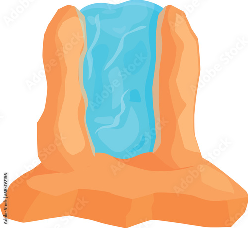 Vortex time portal icon cartoon vector. Dimension gate cave. Universe frame laser