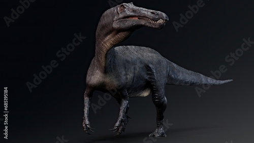 Suchomimus Tenerensis render of background. 3d rendering © racksuz