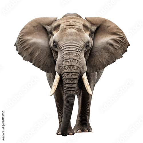 Elephant isolated on white background