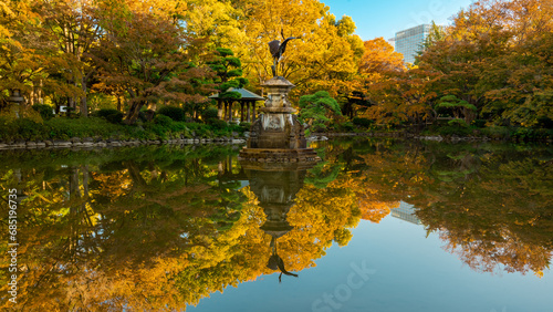 Autumn in Hibiya Park Tokyo