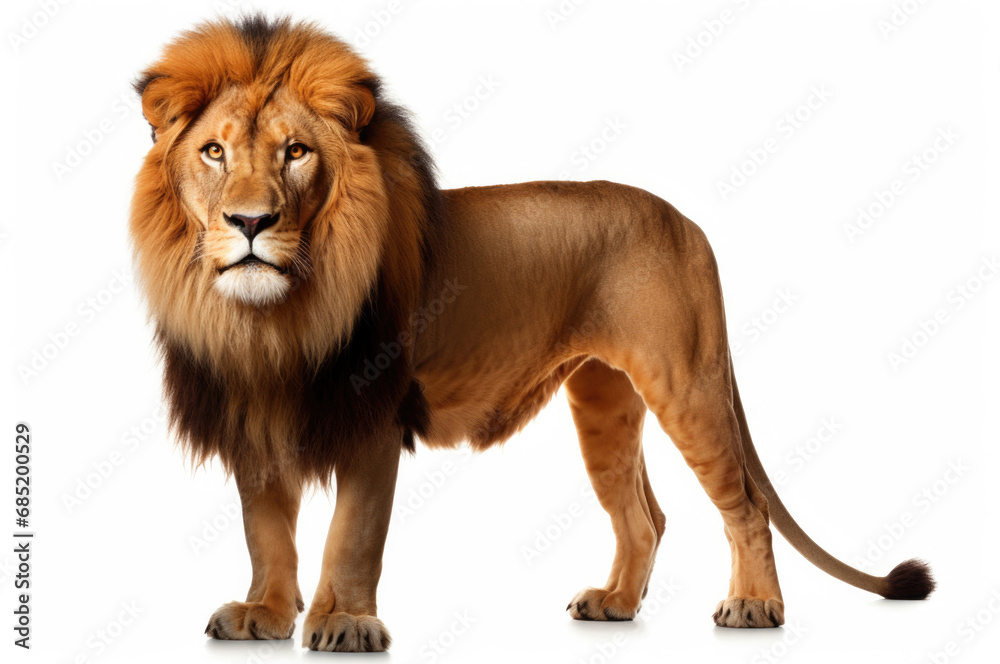 Obraz premium isolated lion animal concept