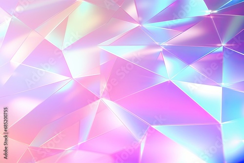 Abstract holographic background in tones of purple, blue and orange.