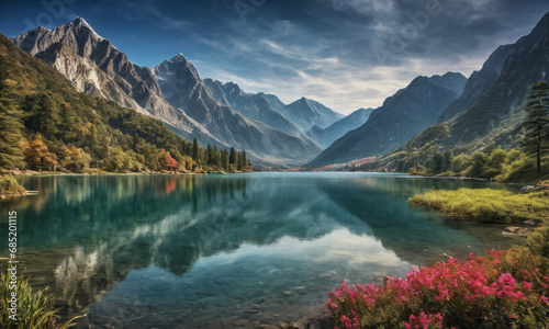 lake and mountains © Neslihan
