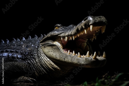 crocodile caiman object isolated
