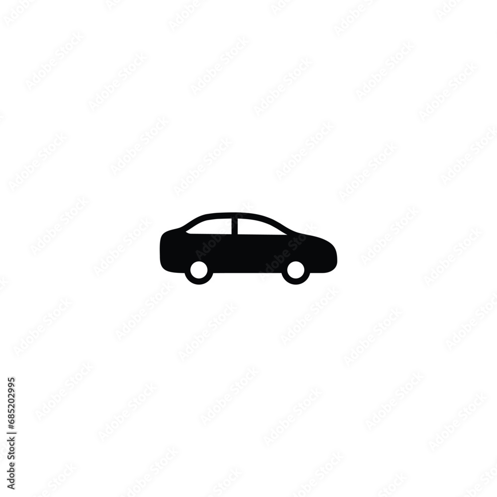 Car icon vector for web site Computer and mobile app