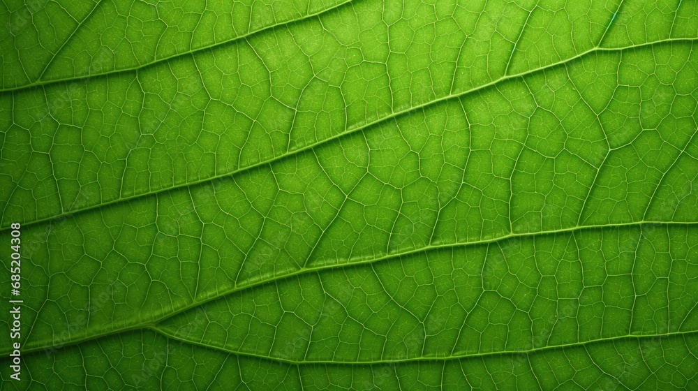 Close-up of a green leaf, structure and texture background with place for text. Concept of eco-friendly, ecology and healthy environment Close-up of a green leaf, structure and texture background with place for text. Concept of eco-friendly, ecology and healthy environment