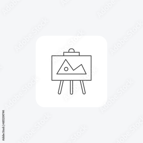 Digital Painting, Art, Painting, thin line icon, grey outline icon, pixel perfect icon