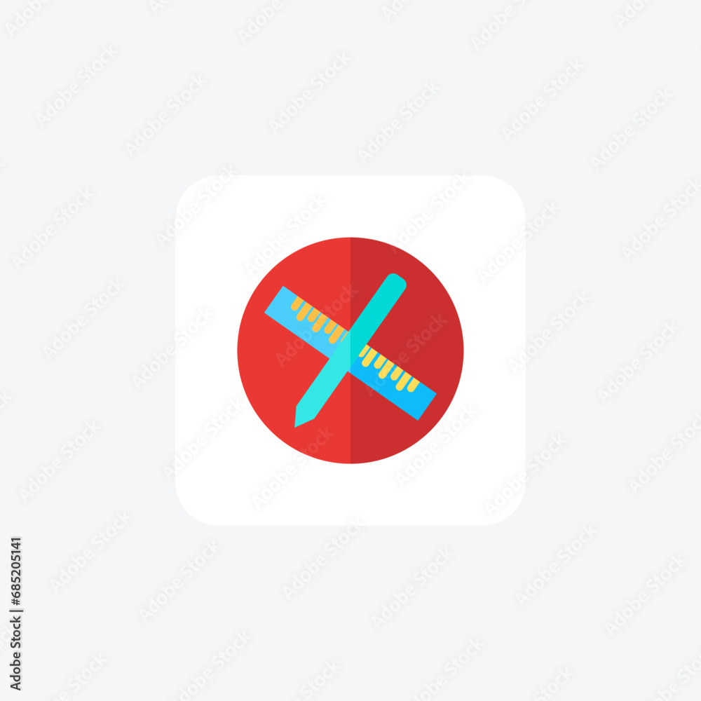 Obraz premium Logo Design, Branding, flat color icon, pixel perfect icon