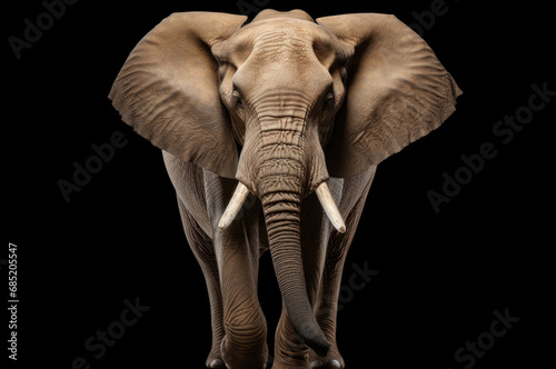 isolated elephant animal concept