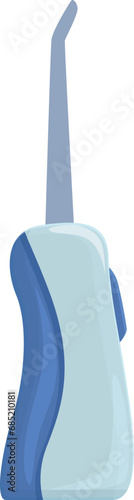 Teeth irrigator icon cartoon vector. Water oral health. Doctor home tooth