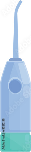 Care dental pick icon cartoon vector. Electric oral care. Teeth irrigator