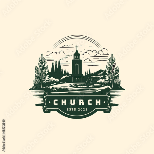  funeral services logo template.graveyard logo,church logo design template