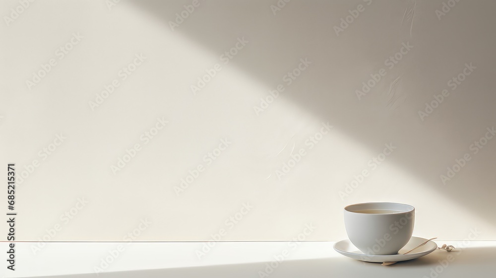 background cup tea drink minimalist illustration design beverage, creative breakfast, mug modern background cup tea drink minimalist