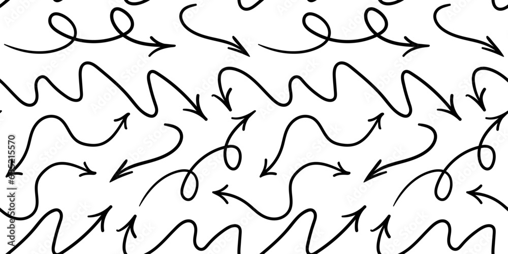 simple black arrow seamless pattern in vector. background wallpaper in ...