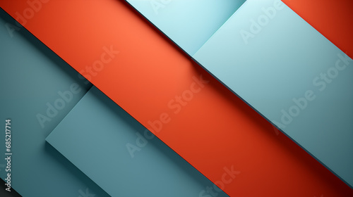 3D business background with minimalist design, and contemporary colors with copy space