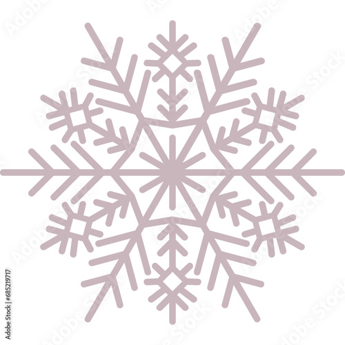 Schneeflocke Malve mit transparentem Hintergrund	
