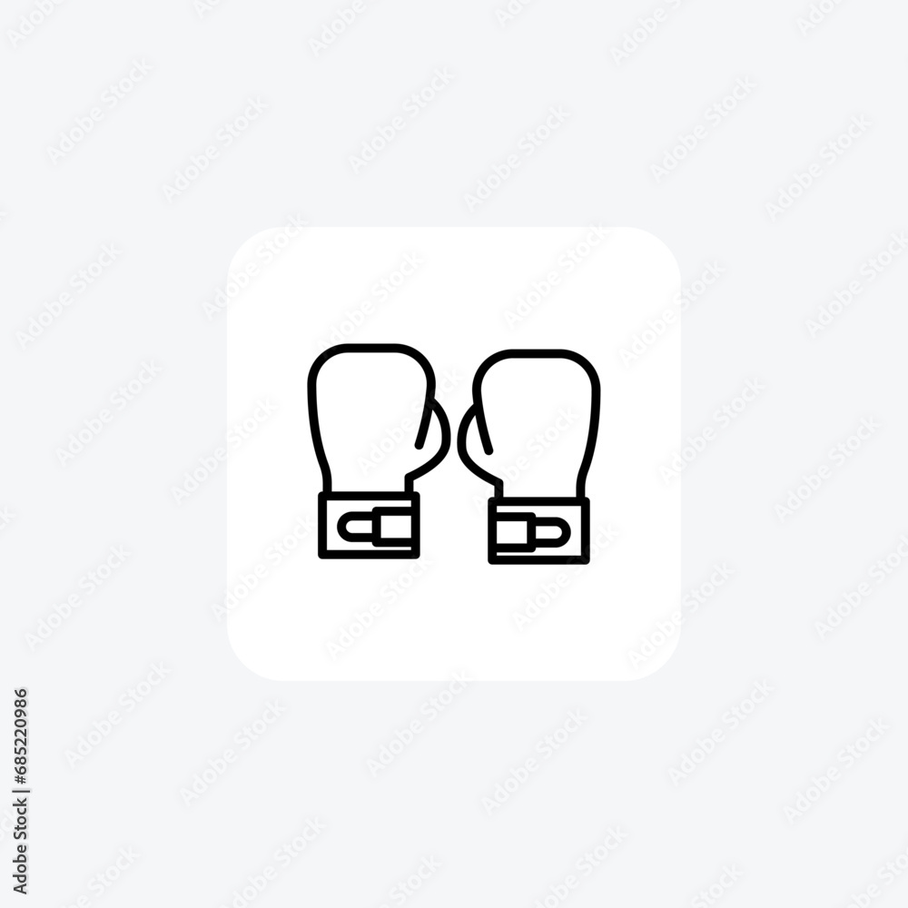 Gloves, Handwear, icon isolated on white background vector illustration Pixel perfec Gloves, Handwear, icon isolated on white background vector illustration Pixel perfec
