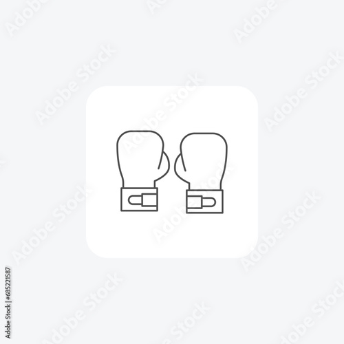 Gloves, Handwear, icon isolated on white background vector illustration Pixel perfec