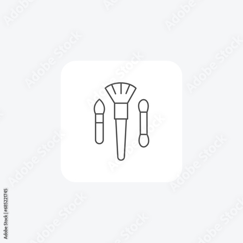 Makeup  Cosmetics  icon isolated on white background vector illustration Pixel perfec