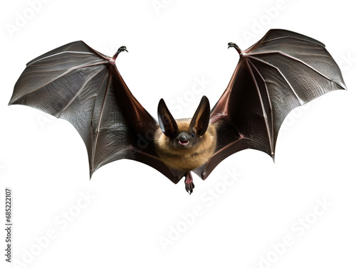 Majestic Flying Bat, isolated on a transparent or white background