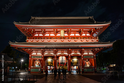 Senjo si Temple by night photo