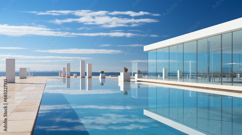 swimming pool at the hotel