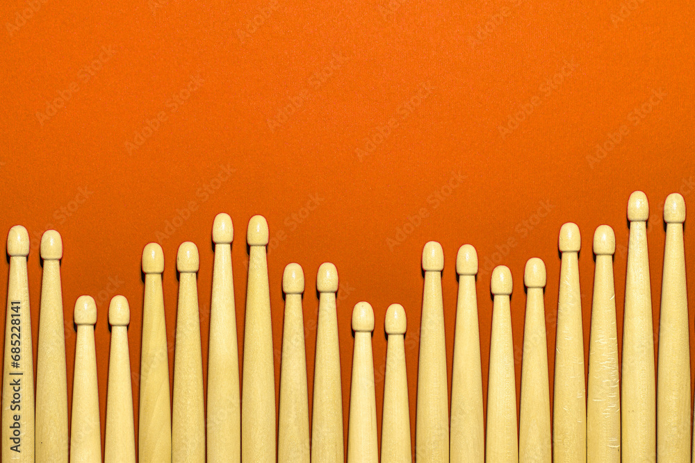 Paired drumsticks Paired drumsticks