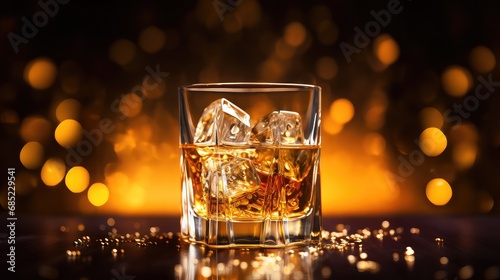amber gold whiskey drink glowing illustration liquor alcohol, beverage scotch, bourbon single amber gold whiskey drink glowing