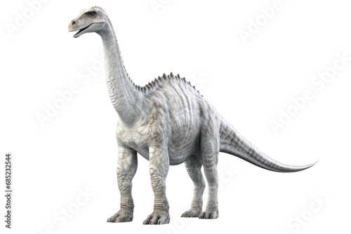 Brachiosaurus Towering Giant on a White or Clear Surface PNG Transparent Background