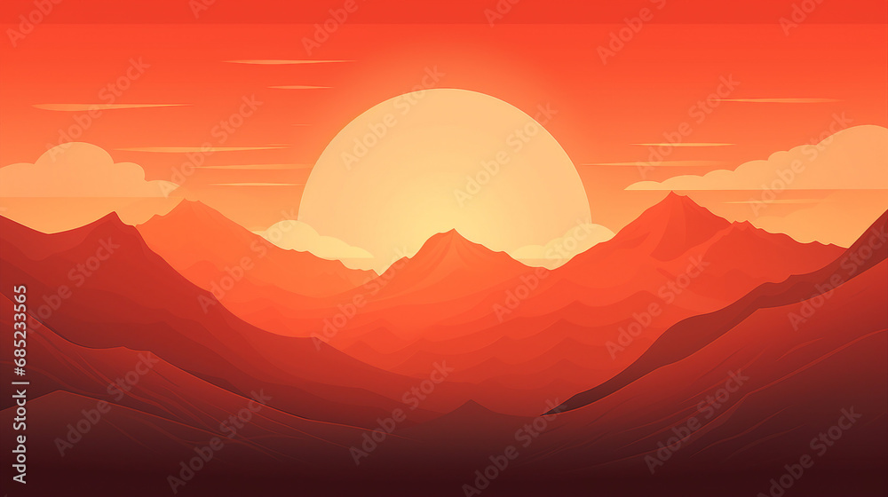 mountains sunset landscape adventure mountains sunset landscape adventure