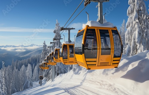 cabins for ski lifts.