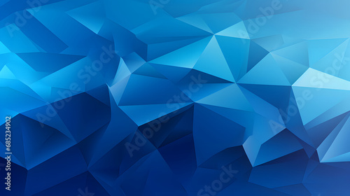 blue abstract background, polygonal shapes