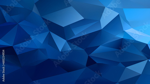 blue abstract background, polygonal shapes