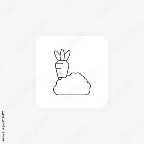 Harvest, Agricultural Yield,  thin line icon, grey outline icon, pixel perfect icon